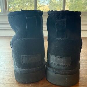 UGG Cozy Black Ankle Boots